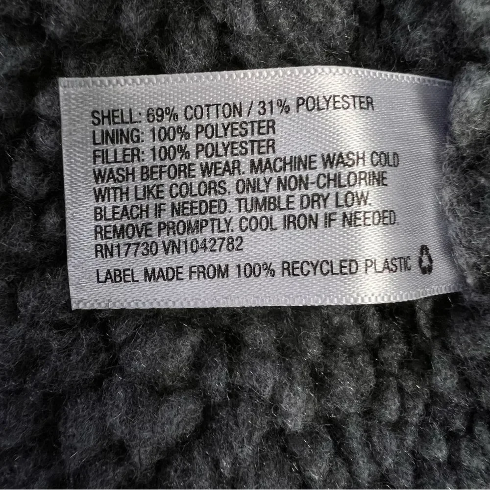 Genuine Kids OshKosh B’Gosh Fleece Lined Vest Zip Up Size 3T Blue